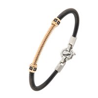 Bracciale Baraka Uomo in Acciaio Diamante BR334101RODN200014 - BR334101RODN200014